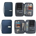 thumbnail image 2 of Travel Wallet Family Passport Holder Creative Waterproof Document Case Card Bag Travel Accessories (grey L,M), 2 of 7