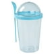 thumbnail image 5 of Inteprter Taza para ensalada, taza para beber, botella de yogur, desayuno, comodidad multiusos, mantener el frío, calentador, tazas para el Azul 2Conjunto, 5 of 6