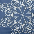 thumbnail image 4 of 16" x 16" Simply Daisy Snowflake Polyester Accent Pillow, Blue (1 Count), 4 of 4
