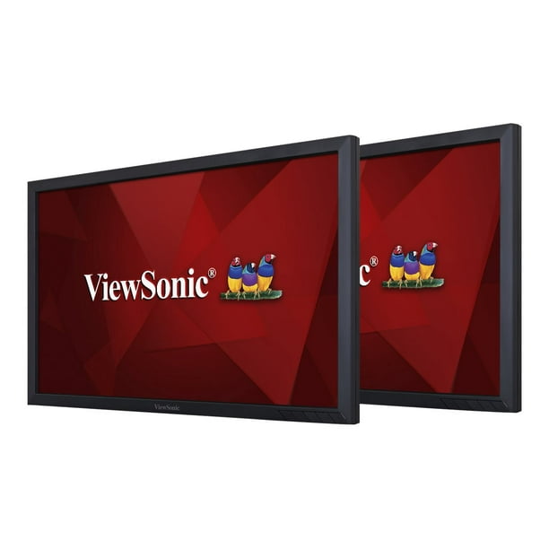 ViewSonic Dual Pack Head-Only VG2449_H2 - Moniteur LED - 24" (23,6" Visible) - 1920 x 1080 Full HD (1080p) - MVA - 250 Cd/M - 3000:1 - 22 ms - HDMI, VGA, DisplayPort, Mini DisplayPort - Haut-Parleurs