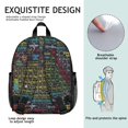 thumbnail image 5 of Science Classroom and Scientific Formula Themed Cute Small Backpack, Lightweight School Bag for School, 5 of 6