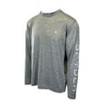 thumbnail image 3 of Spyder Swim Men's T-Shirt Heather Grey UPF30+ Rash Guard L/S (S02), 3 of 8
