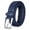 Blue, variant on men's genuine leather dress belt for work business and casual occasions - classic, fashion, and functional (bablack, 32/34)