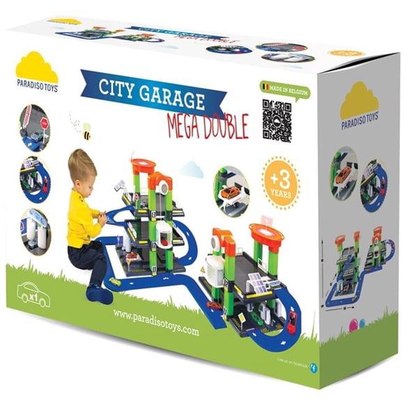 Paradiso Toys PT00145 Paradiso Toys Double Mega City Garage Playset PT00145