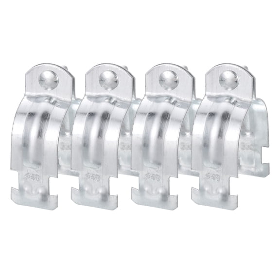 Uxcell 4Pack 1-5/8" EMT Strut Clamps Steel with Bolt Nut for Rigid Conduit and Pipe