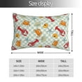 thumbnail image 2 of Naloa Lobster Sea Shell Pillow Covers, Throw Pillow Case Cushion Covers,Cushion for Bedroom,Couch,Home-14"x20", 2 of 6