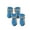 Blue, variant on Walbest 4PCS/Set Dog Booties Breathable Dog Shoes for Outdoor, Boots for Small Medium Large Dogs