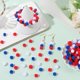 thumbnail image 3 of 900 piezas de bolas pequeñas de 10 mm, pompones pequeños patrióticos estadounidenses del 4 de julio, blancos, azules y rojos, a granel, 3 of 7