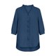 thumbnail image 3 of Tops de Verano de Mujer con Mangas Casual Faux Denim Cuello en V Ruffled Tres Cuartos de Manga Blusa, Ligero Y Cómodo para el Uso Diario, 3 of 5