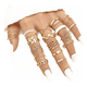 thumbnail image 2 of "Set De Anillos Para Mujer 21 Pz Dorados Ajustables  Belug dorados ", 2 of 5