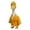 Yellow, variant on Porch Goose Bathrobe Set With Headband & Eye Mask Decorative Porch Goose Outfit For Homeowners Courtyard Garden Decor(Yellow-13In)