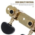 thumbnail image 4 of OULII 2Pcs Black Creative Acoustic Guitar Tuners Fast Accurate Durable String Pegs, 4 of 4