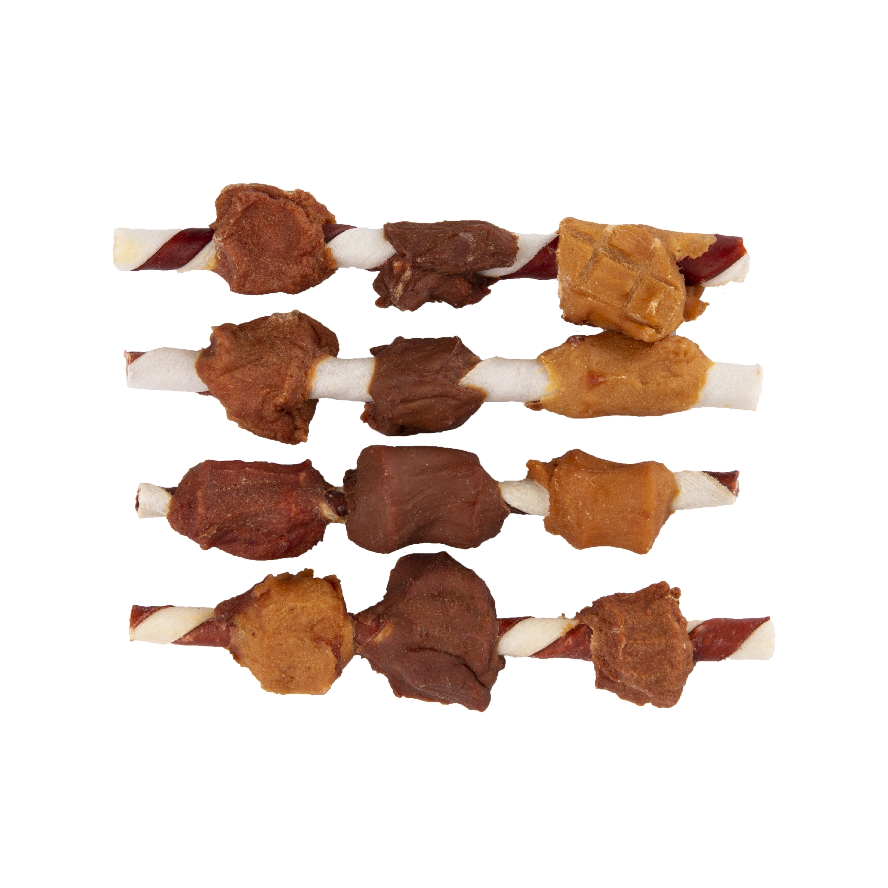 Good'N'Fun Triple Flavored Rawhide Kabobs for Dogs 12 Oz 3 Pack 