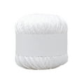 thumbnail image 1 of Knitting Thread Cotton Crochet Yarn Embroidery Clothes Sweater Tapestry Weave Line DIY Accessory, White, 1 of 8