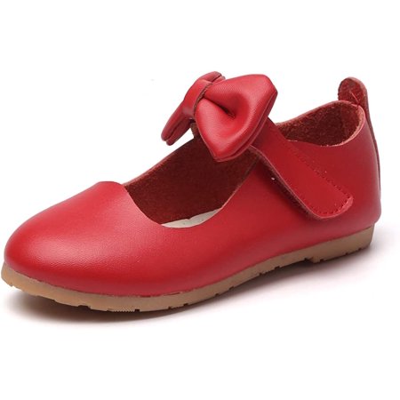 

QWZNDZGR Little Girls Mary Jane Flats Gracy Ballet Princess Toddler Dress Shoes School Birthday Party