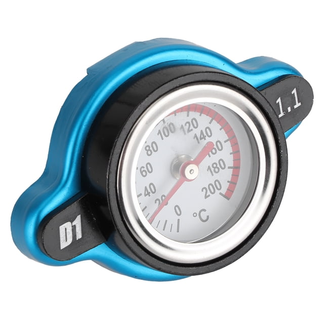 Universal Thermostatic Radiator Cap Water Tank Cover Leakproof W Temperature Gaugeradiator Caps
