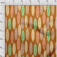 thumbnail image 3 of oneOone Viscose Chiffon Orange Fabric Kids Floral Dress Material Fabric Print Fabric By The Yard 42 Inch Wide, 3 of 4