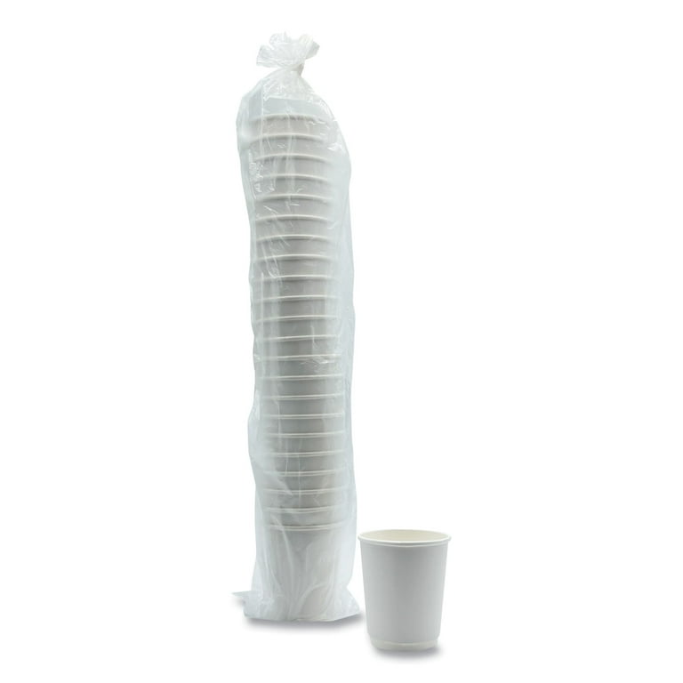Paper Hot Cups, Double-Walled, 8 oz, White, 25/Pack Paper Hot Cups, Double-Walled, 8 oz, White, 25/Pack