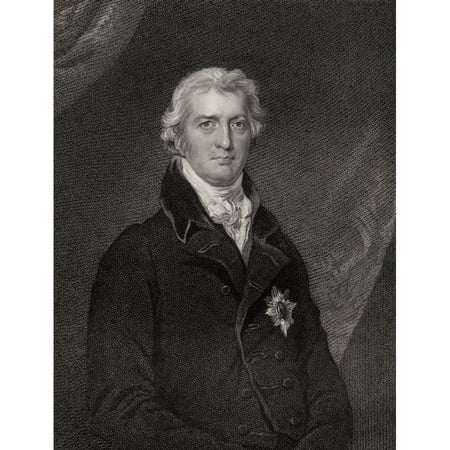Posterazzi DPI1858459LARGE Robert Banks Jenkinson 2Nd. Earl of Liverpool 1770-1828 Tory Statesman Poster Print Large – 26 x 34