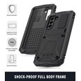 thumbnail image 5 of Casetego for Samsung Galaxy S21 FE Case,Built in Kickstand Heavy Duty Military Grade Rugged Shockproof Protective Cover,Black, 5 of 8
