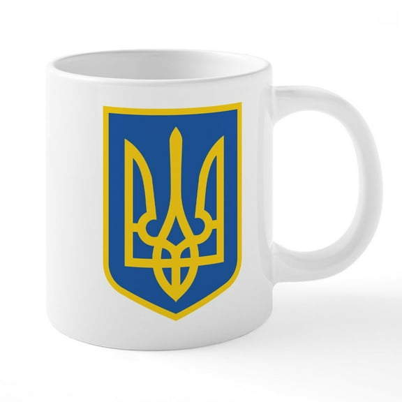 CafePress - Ukraine - 20 Oz White Ceramic Mega Mug