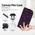 thumbnail image 2 of Fotbe Yin Yang1 Pattern Pencil Case,Canvas Pen Case, Multi- Slot Pencil Pouch, Portable Pencil Bag, Pen Case for& Office, Makeup Bag ,Zipper Pouch, 2 of 6