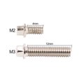 thumbnail image 4 of Vogacara 100 piezas M2 M3 tornillos de anillo de escala de acero tornillos M2 M3 para llantas de 1,9 2,2 pulgadas hechas de grado 12,9 Kits de construcción modelo Plata M3 8mm, 4 of 6
