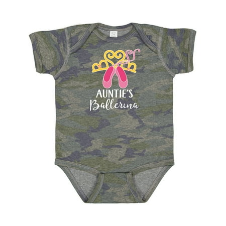 

Inktastic Ballet Dancer Auntie Ballerina Gift Cute Girl Gift Baby Girl Bodysuit