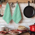 thumbnail image 6 of Green Stripe Kitchen Towels Set of 4, Farmhouse Modern Minimalist Geometric Absorbent Dish Towels for Kitchen, Microfiber Hand Towel, Quick Drying Tea Towel for Cleaning Decorative Dishcloths, 6 of 7