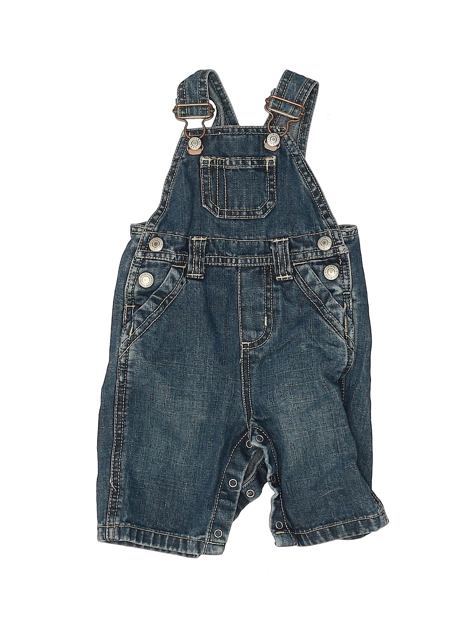 Pre-Owned Old Navy Girl's Size 0-3 Mo Overall Shorts - Walmart.com ...