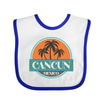 Inktastic Cancun Mexico Vacation Trip Boys or Girls Baby Bib
