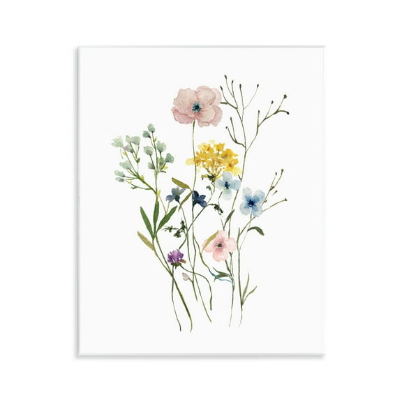Stupell Industries Wild Country Blooms Botanical & Floral Painting Unframed Art Print Wall Art, 11 x 14
