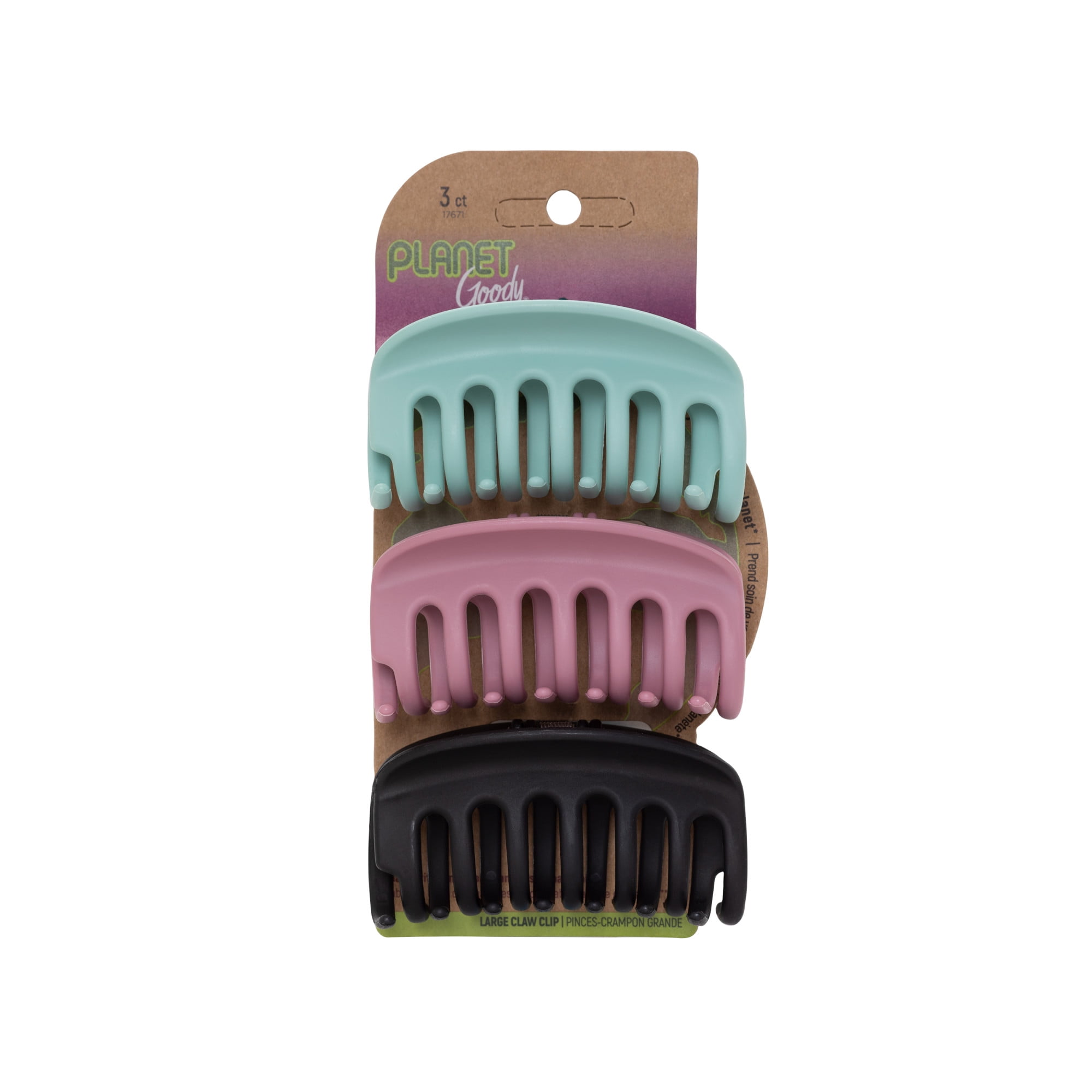 Planet Goody® Bright Large Claw Clips, 3 CT