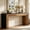 Black Brown, variant on Fnova 70.9" Farmhouse Console Table, Modern Entryway Table, Long Narrow Wooden Sofa Table Behind The Couch for Living Room, Entryway, Hallway, Foyer