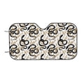 thumbnail image 6 of Honeii Snake Print Car Sunshade for Windshield,Car Cover Sunshade Protector,Foldable Front Window Sun Visor,Fits Cars, SUVs, Trucks, 6 of 6