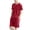 Mens Two Piece Sets - Wine, variant on Maqroz Mens Sweatsuits 2 Piece Set Short Sleeve T-Shirt and Shorts Set Crew Neck Top with Elastic Waist Bottoms Casual Loungewear Soft Everyday Wear Lightweight Comfortable Home Outfit