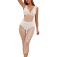 thumbnail image 1 of Fvwitlyh Robe de Plage Robe Longue en Maille avec Strass Robe Longue Noire Transparente Filet Maillot de Bain Carnaval, 1 of 5