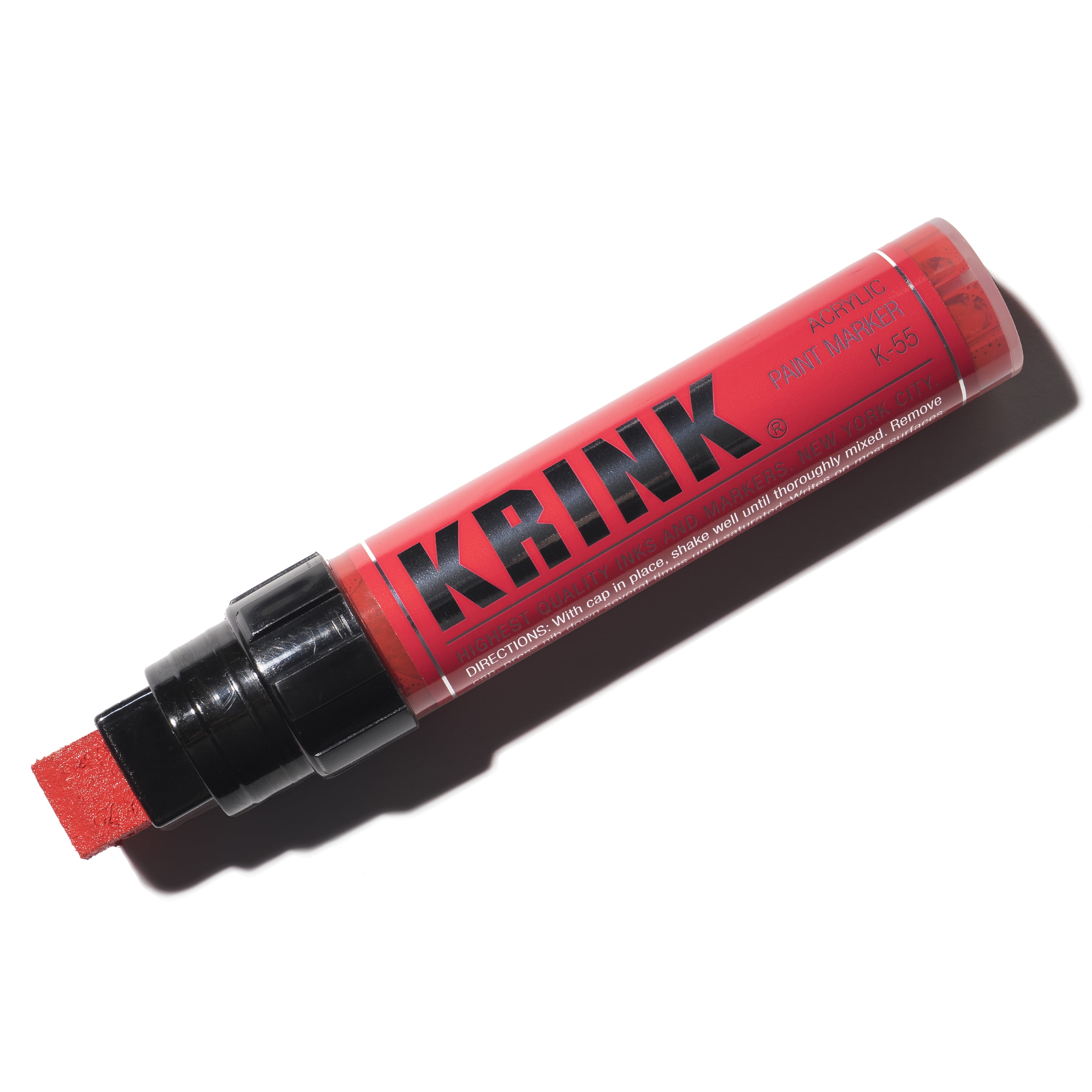 Krink K55 Fluorescent Water Based Paint Marker, Fluorescent Red