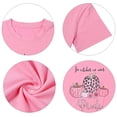 thumbnail image 4 of VILOVE Women Breast Cancer T-Shirt In October We Wear Pink Ribbon Shirts Pumpkin Graphic Tees Casual Halloween Tops, 4 of 4
