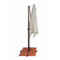 thumbnail image 2 of Simply Shade Parapluie Carré en Tissu avec Support de Barre Transversale en Bronze/naturel, 2 of 10