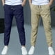 thumbnail image 2 of Odeerbi 3-13 Años Niños 2 Pcs Algodón Lino Pantalones de Deporte Deportivo Entrenamiento de Verano Pantalones de Jogger de Color Sólido Casual Pantalones Sueltos, 2 of 9