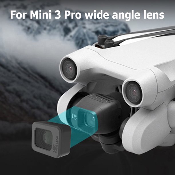 Lente Gran Angular Filtro de lente gran angular externo para DJI Mini 3 Pro Camera Lens Drone Accesorios