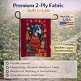 thumbnail image 4 of Greyhound Holiday Christmas Garden Flag 11.25 in x 15.5 in, 4 of 7