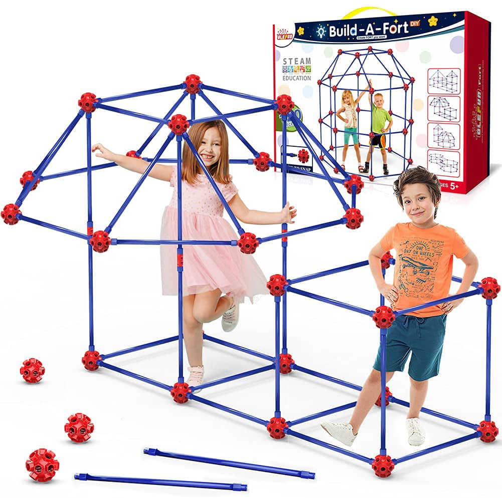 120Pcs Magic Ultimate Plastic Fort Building Kit for Children Learning Tools US