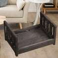 thumbnail image 3 of baby photoshoot props creative posing wooden bed Brown, 3 of 8