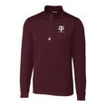 thumbnail image 2 of Men's Cutter & Buck  Maroon Texas A&M Aggies Alumni Logo Traverse Stretch Quarter-Zip Pullover Top, 2 of 3