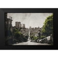 thumbnail image 2 of Grey, Jace 14x11 Black Modern Framed Museum Art Print Titled - Down The Street Greens, 2 of 5