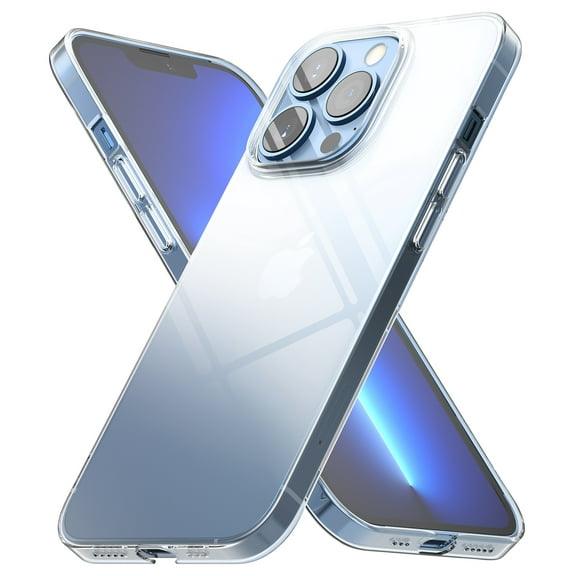 Ringke Slim Case Compatible with iPhone 13 Pro, Lightweight Thin Soft Premium Coating Hard PC Cover - Clear