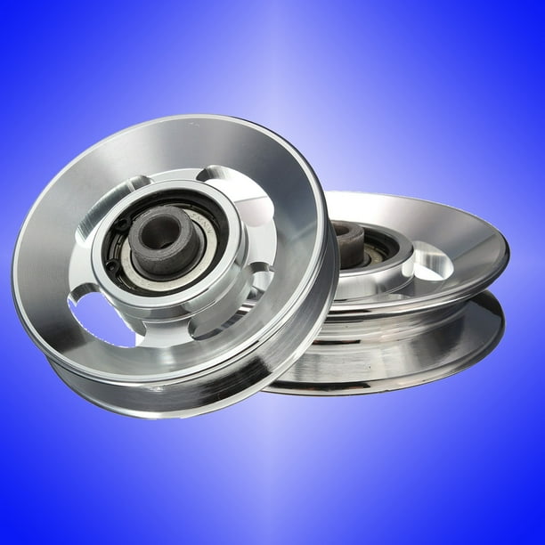 Universal 88mm Aluminum Bearing Pulley Wheel Cable Gym Fitness