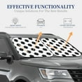 thumbnail image 4 of Qekee Soccer Ball Foldable Car Sun Shade - 2-Pack, Car Windshield Sunshades, Foldable - Medium, 4 of 7